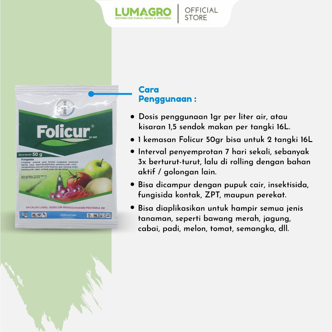 Fungisida Folicur Wp Gr Tebukonazol Lumagro